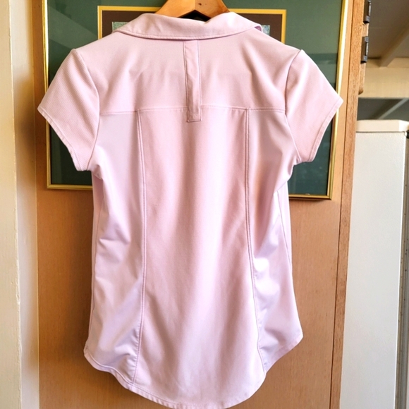 Athleta Women's Pink Polo Top - Picture 5 of 7